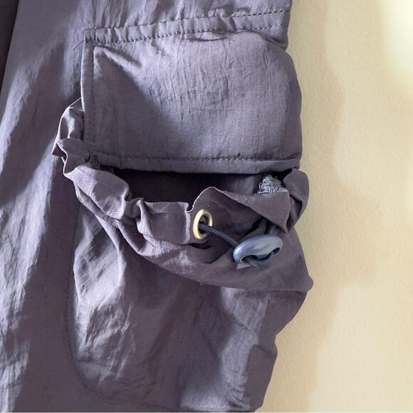 Revolve Superdown Ruby Parachute Pant Stylish Navy Cargo Pants adjustable waist - Picture 8 of 14